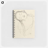 Half-figure of a Young Woman - グスタフ クリムト Memo.