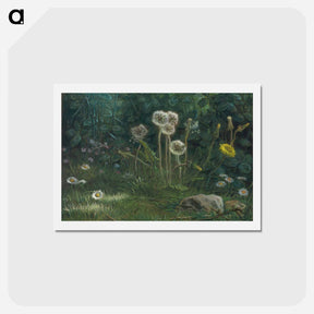 アートポストカード-Dandelions - ジャン フランソワ ミレー Postcard.
