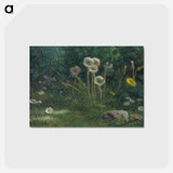 アートポストカード-Dandelions - ジャン フランソワ ミレー Postcard.
