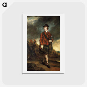 アートポストカード-John Murray, 4th Earl of Dunmore - ジョシュア レノルズ Postcard.