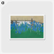 アートポストカード-Irises from Momoyogusa–Flowers of a Hundred Generations - 神坂 雪佳 Postcard.