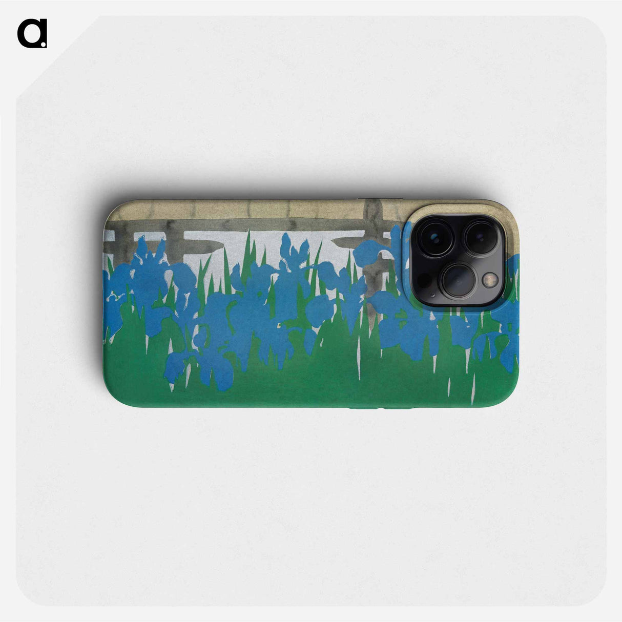 Irises from Momoyogusa–Flowers of a Hundred Generations - Kamisaka Setsuka Phone Case.