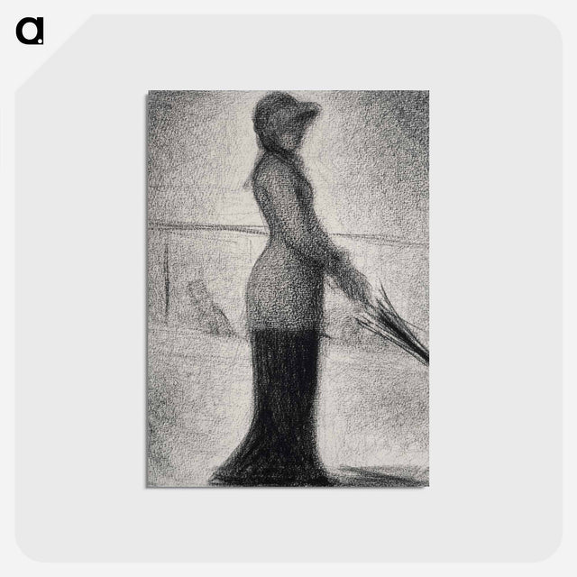アートポストカード-Woman with Parasol
 - バーゼル美術館 Postcard.