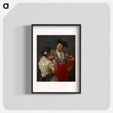 Offering the panal to the bullfighter - Mary Cassatt Poster.