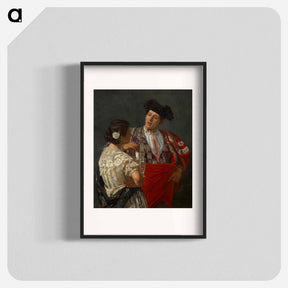 アートポスター-Offering the panal to the bullfighter - メアリー カサット Poster.