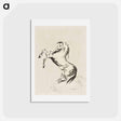 アートポストカード-Jumping Horse on Clouds (Pegasus) - オディロン ルドン Postcard.
