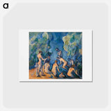 アートポストカード-Bathers - ポール セザンヌ Postcard.