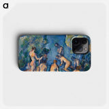 Bathers - Paul Cezanne Phone Case.