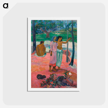 アートポストカード-The Call - ポール ゴーギャン Postcard.