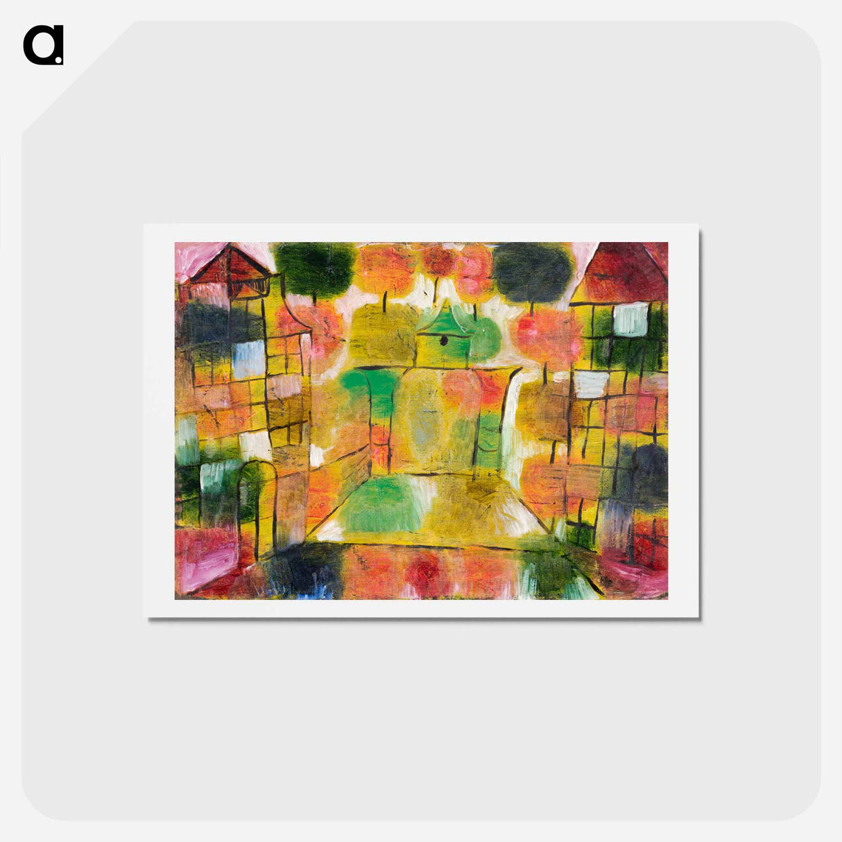 アートポストカード-Baum und Architektur–Rhythmen
 - パウル クレー Postcard.