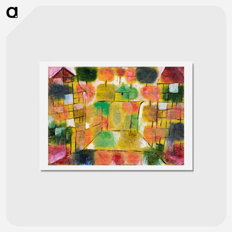 アートポストカード-Baum und Architektur–Rhythmen
 - パウル クレー Postcard.
