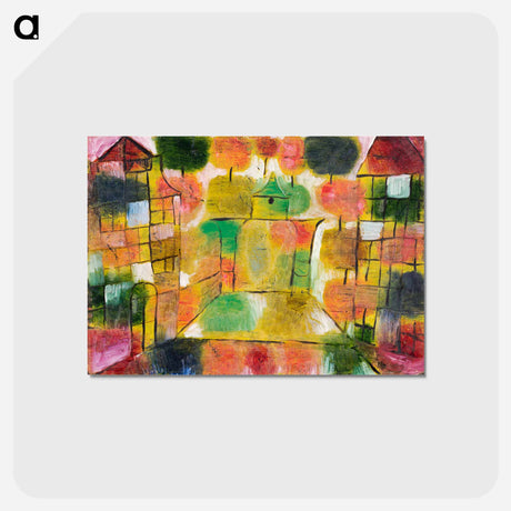 アートポストカード-Baum und Architektur–Rhythmen
 - パウル クレー Postcard.