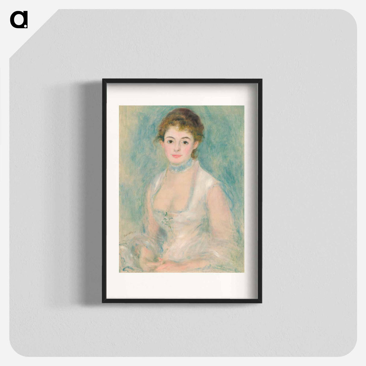 Madame Henriot - Pierre-Auguste Renoir Poster.