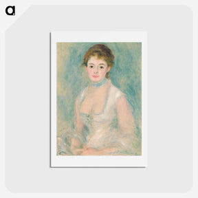 アートポストカード-Madame Henriot - ピエール オーギュスト ルノワール Postcard.