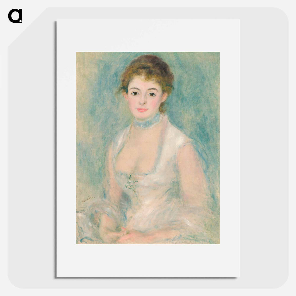 Madame Henriot - Pierre-Auguste Renoir Poster.