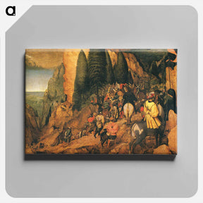 アートパネル-Conversion of St. Paul - ピーター ブリューゲル Canvas.