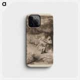 The Agony in the Garden - Rembrandt van Rijn Phone Case.
