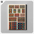 アートパネル-Grammar of Ornament Pattern Illustration
 - 装飾の文法 Canvas.