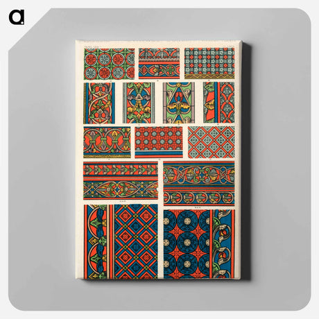 アートパネル-Grammar of Ornament Pattern Illustration
 - 装飾の文法 Canvas.