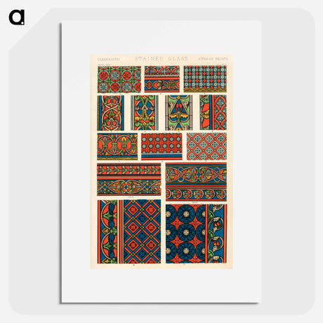 アートポスター-Grammar of Ornament Pattern Illustration
 - 装飾の文法 Poster.
