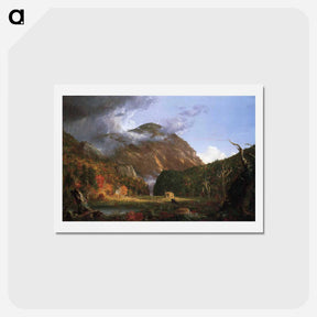 アートポストカード-The Notch of the White Mountains (Crawford Notch) - トーマス コール Postcard.