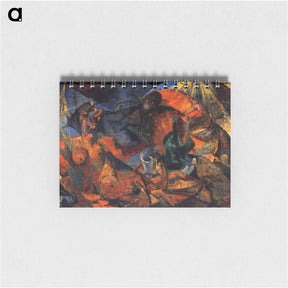 アートメモ帳-Nude (complementary model of form-color) - ウンベルト ボッチョーニ  Memo.
