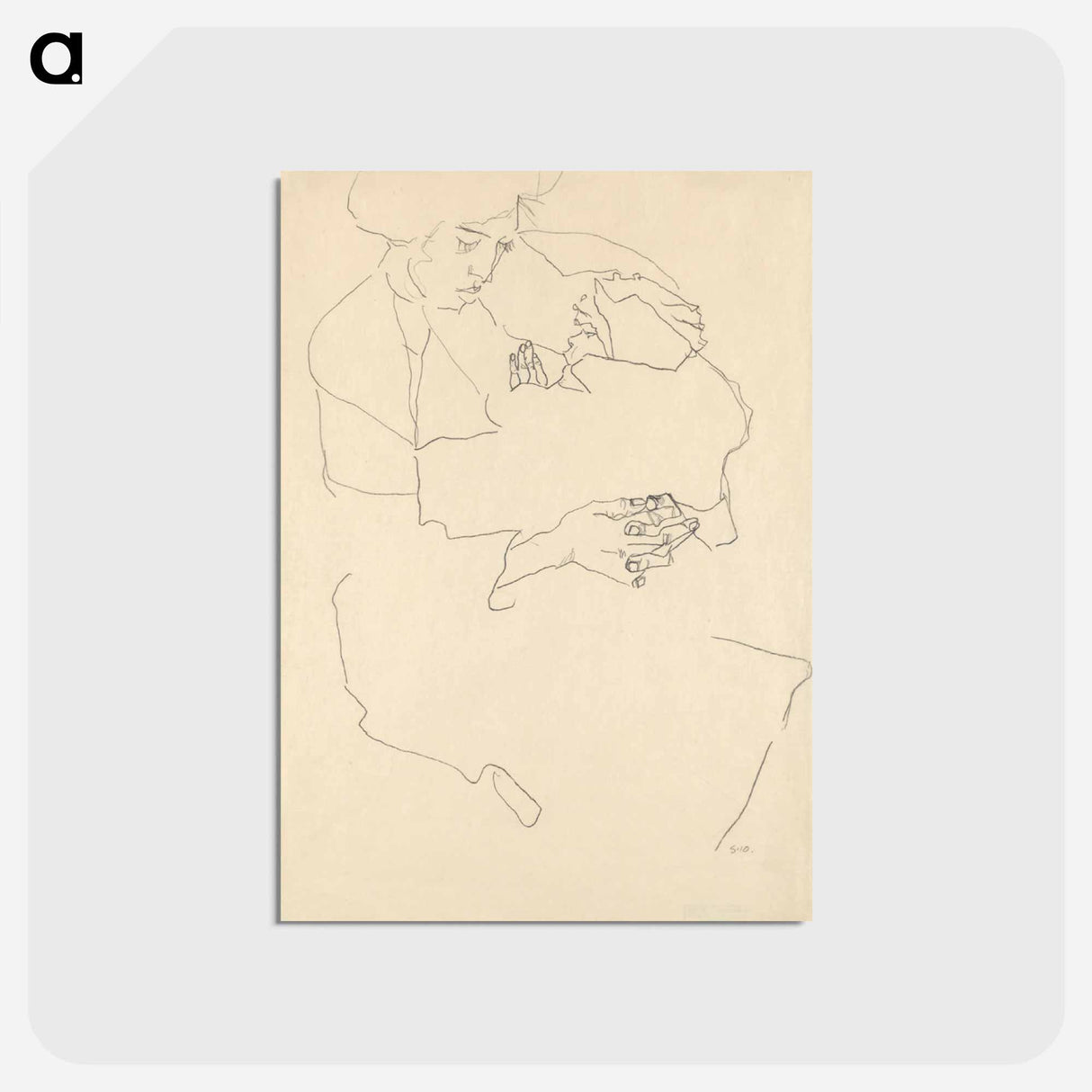 アートポストカード-Mother and Child
 - ウィーン博物館 Postcard.