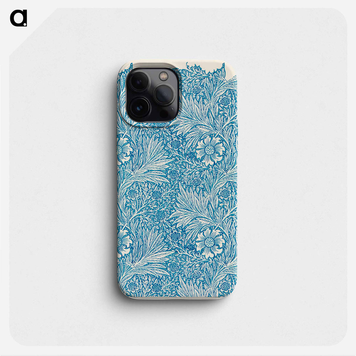 Blue Marigold - ウィリアム モリス Phone Case.