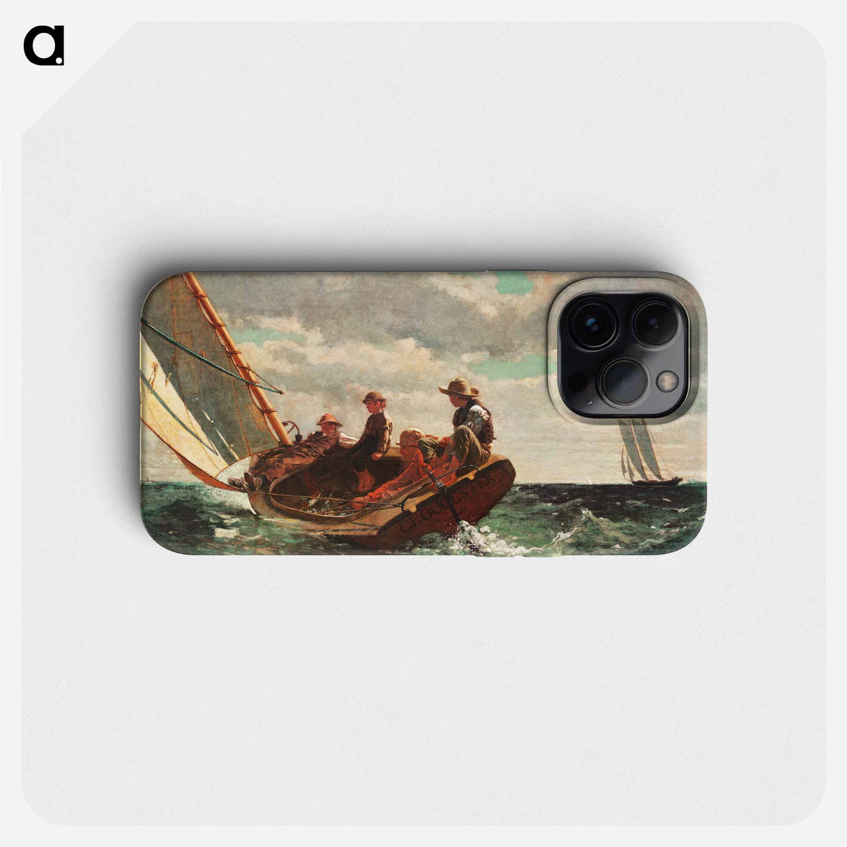 Breezing Up, A Fair Wind - Winslow Homer Phone Case.