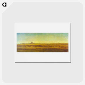 アートポストカード-On the Plains - アルバート ビアスタット Postcard.