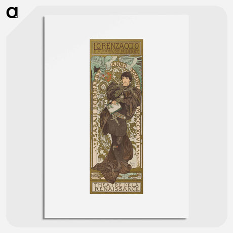 アートポスター-Lorenzaccio - アルフォンス ミュシャ Poster.