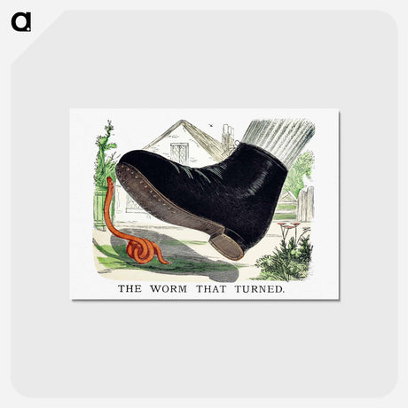 アートポストカード-The Worm That Turned
 - 大英図書館 Postcard.