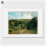 Jalais Hill, Pontoise - Camille Pissarro Poster.