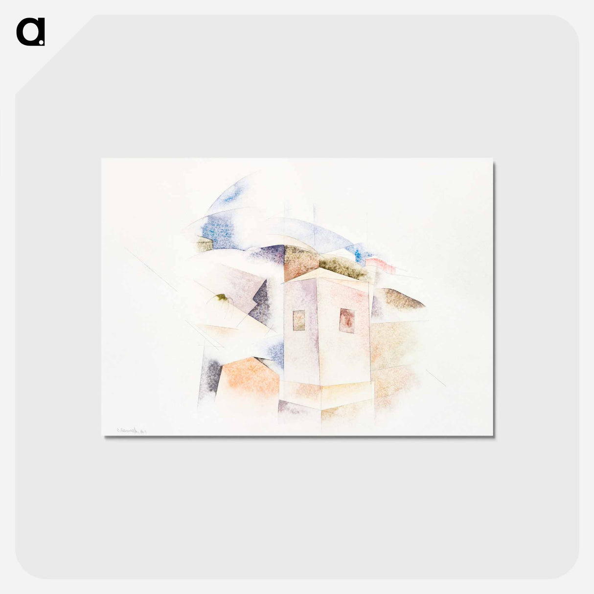 アートポストカード-Bermuda No. 4 - チャールズ デムス Postcard.
