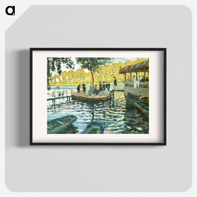 アートポスター-La Grenouillère - クロード モネ Poster.