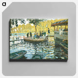 La Grenouillère - Claude Monet Canvas.