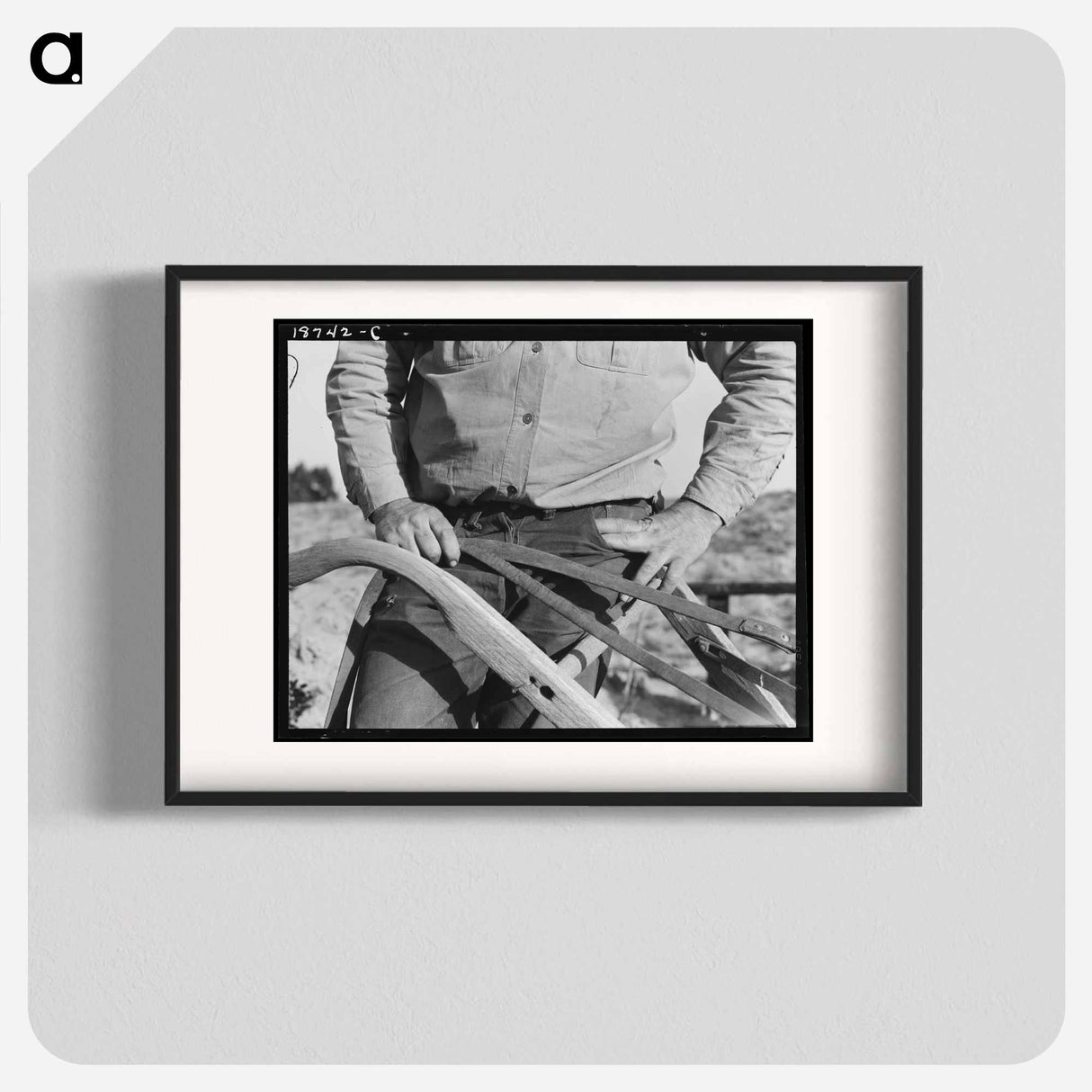 Purchasing farm under Bankhead Jones Act - Dorothea Lange Poster.