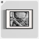 Purchasing farm under Bankhead Jones Act - Dorothea Lange Poster.