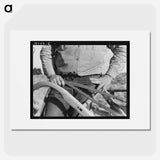 Purchasing farm under Bankhead Jones Act - Dorothea Lange Poster.