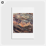 アートポストカード-Missionary Plains Crater
 - 上空からの地球 Postcard.