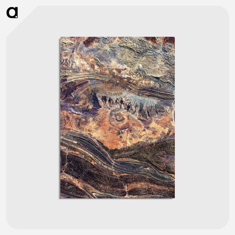 アートポストカード-Missionary Plains Crater
 - 上空からの地球 Postcard.