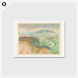 アートポストカード-Landscape - エドガー ドガ Postcard.