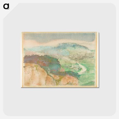 アートポストカード-Landscape - エドガー ドガ Postcard.