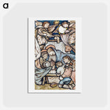 アートポストカード-The Nativity - エドワード バーン ジョーンズ Postcard.