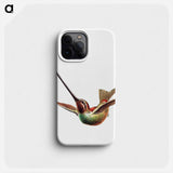 Colorful vintage hummingbird illustration - エルンスト ヘッケル Phone Case.
