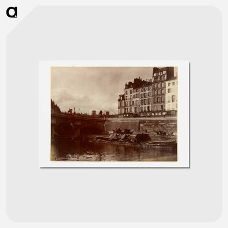 アートポストカード-Coin du Pont Neuf
 - ウジェーヌ アジェ Postcard.
