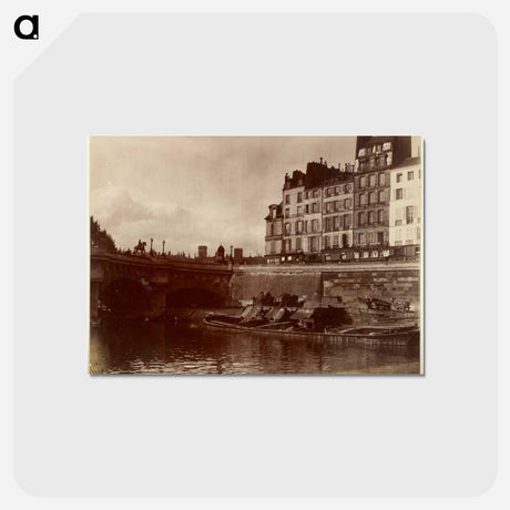 アートポストカード-Coin du Pont Neuf
 - ウジェーヌ アジェ Postcard.