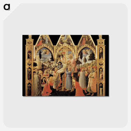 アートポストカード-Deposition from the Cross - フラ アンジェリコ Postcard.