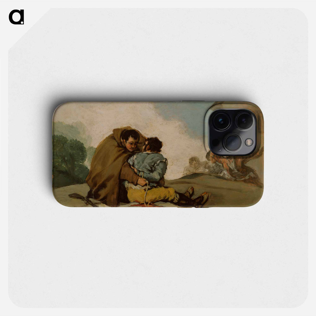 Friar Pedro Binds El Maragato with a Rope - フランシスコ デ ゴヤ Phone Case.