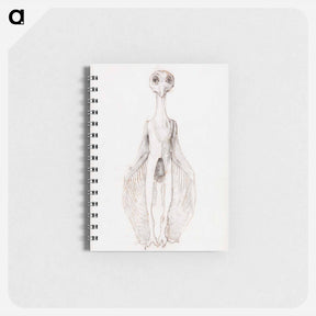 アートメモ帳-Owl Standing, Anterior View
 - ジョージ スタッブス Memo.